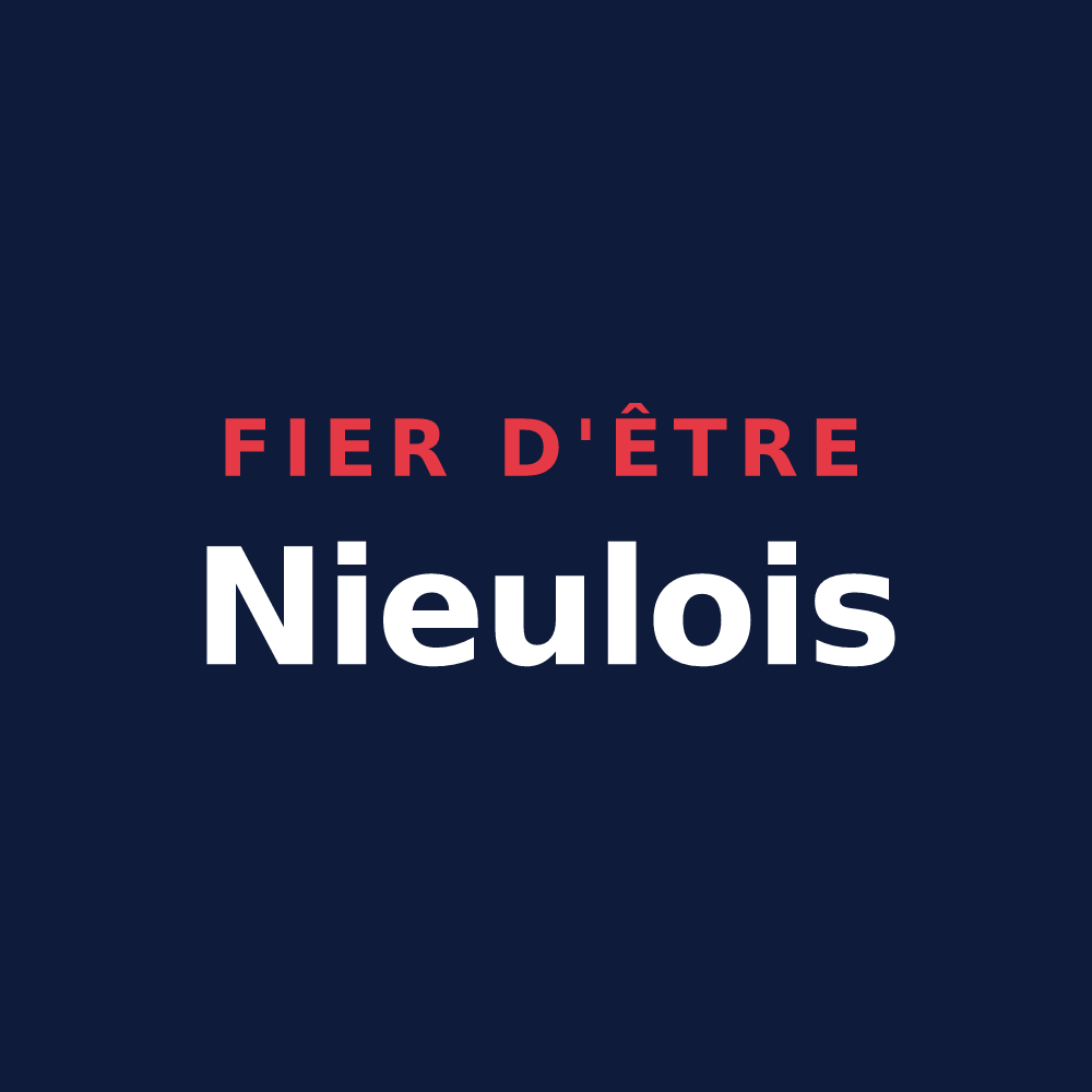 T-shirt « Fier d'être Nieulois » — design pour Nieul