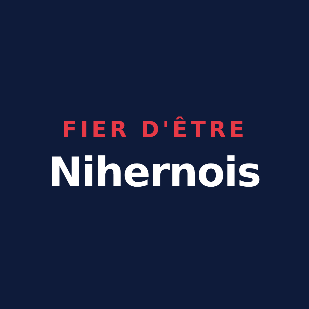 T-shirt « Fier d'être Nihernois » — design pour Niherne