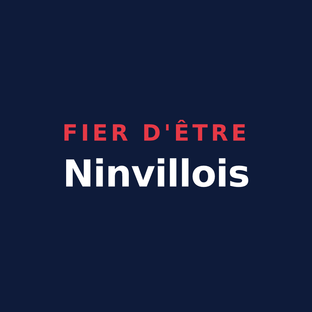 T-shirt « Fier d'être Ninvillois » — design pour Ninville
