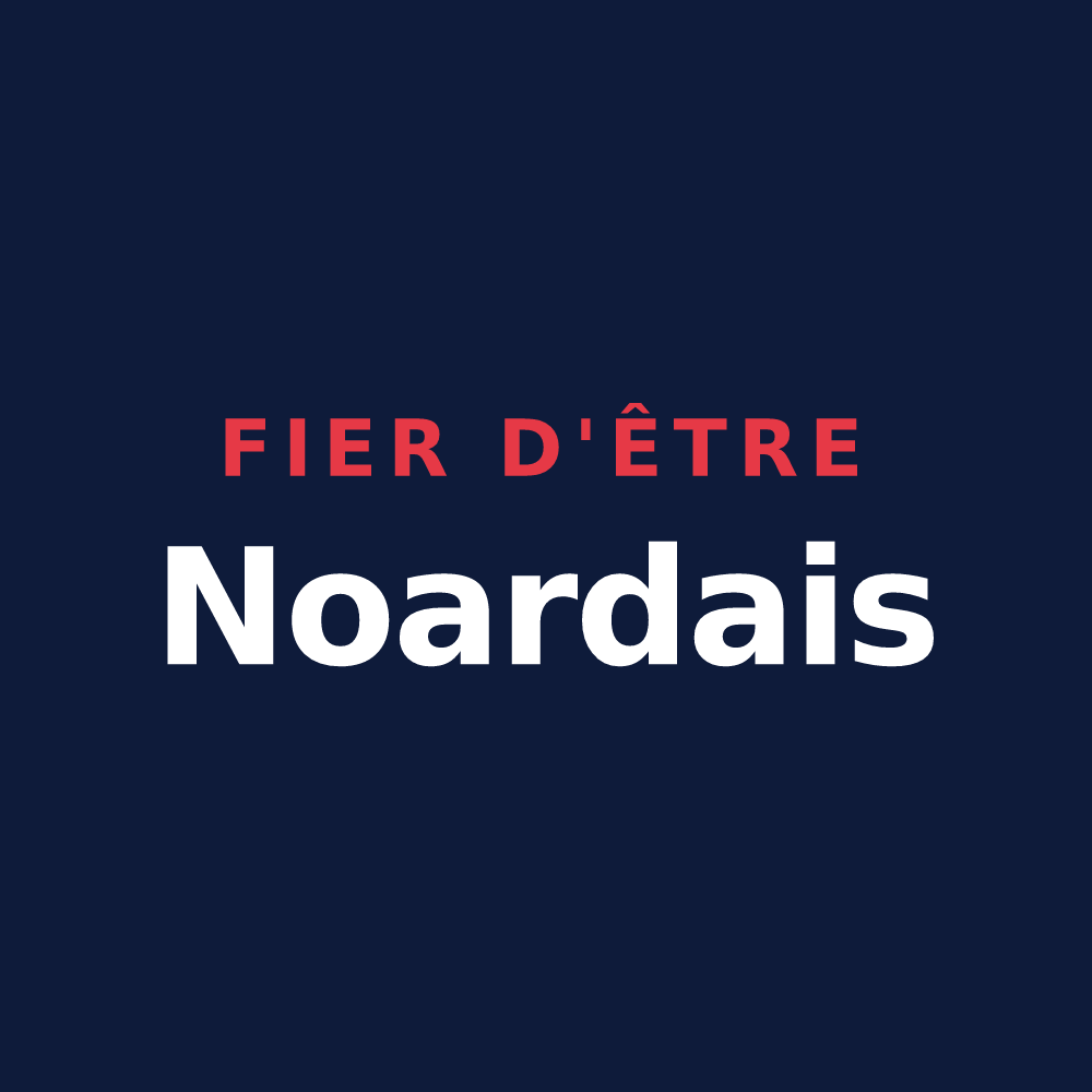 T-shirt « Fier d'être Noardais » — design pour Noards