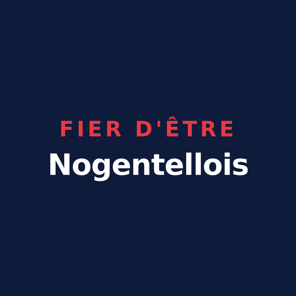 T-shirt « Fier d'être Nogentellois » — design pour Nogentel