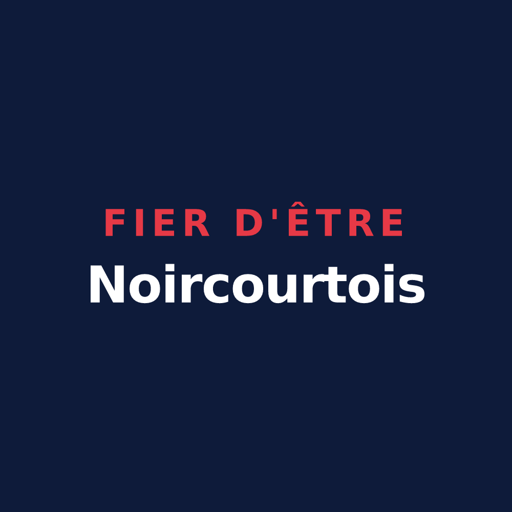 T-shirt « Fier d'être Noircourtois » — design pour Noircourt