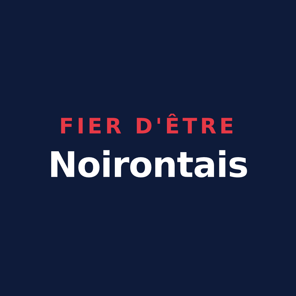 T-shirt « Fier d'être Noirontais » — design pour Noironte