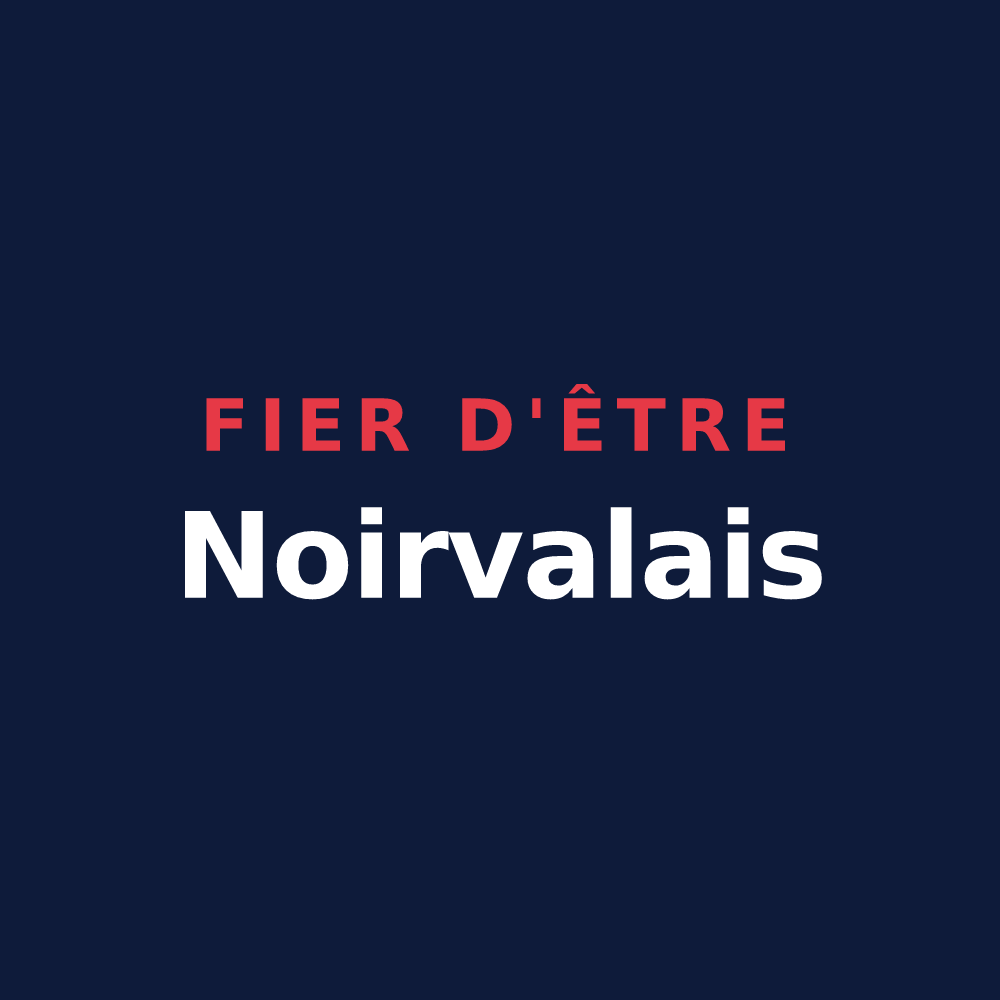 T-shirt « Fier d'être Noirvalais » — design pour Noirval