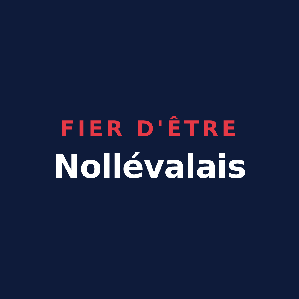 T-shirt « Fier d'être Nollévalais » — design pour Nolléval