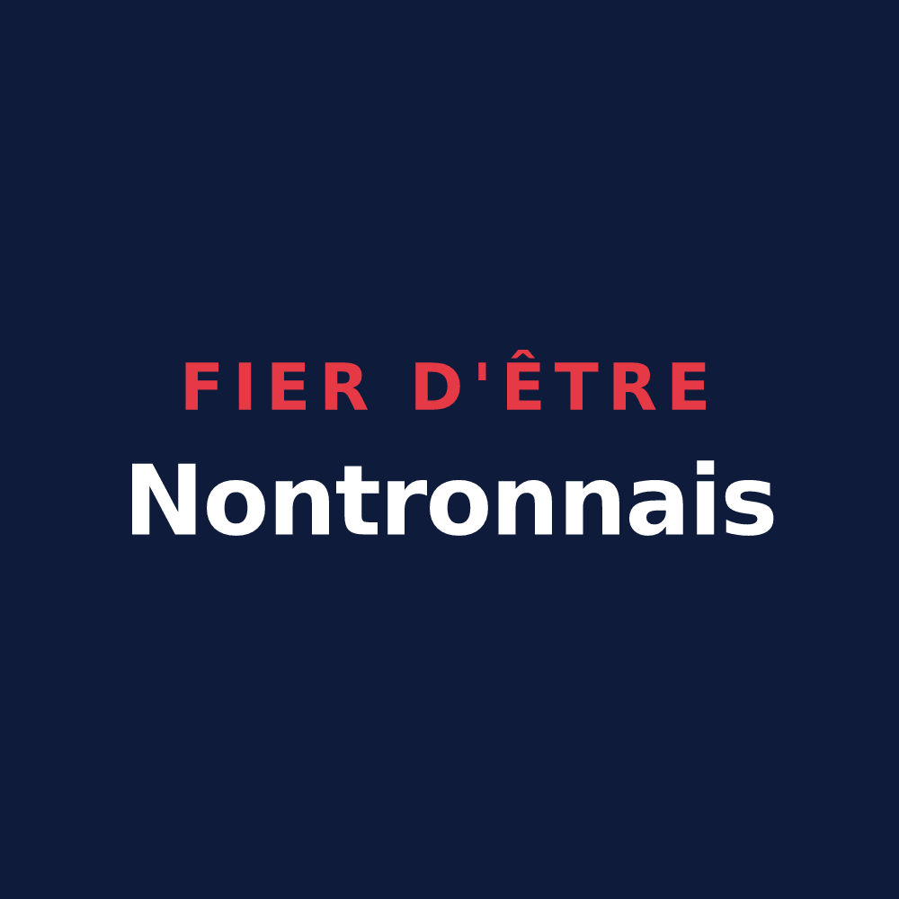 T-shirt « Fier d'être Nontronnais » — design pour Nontron