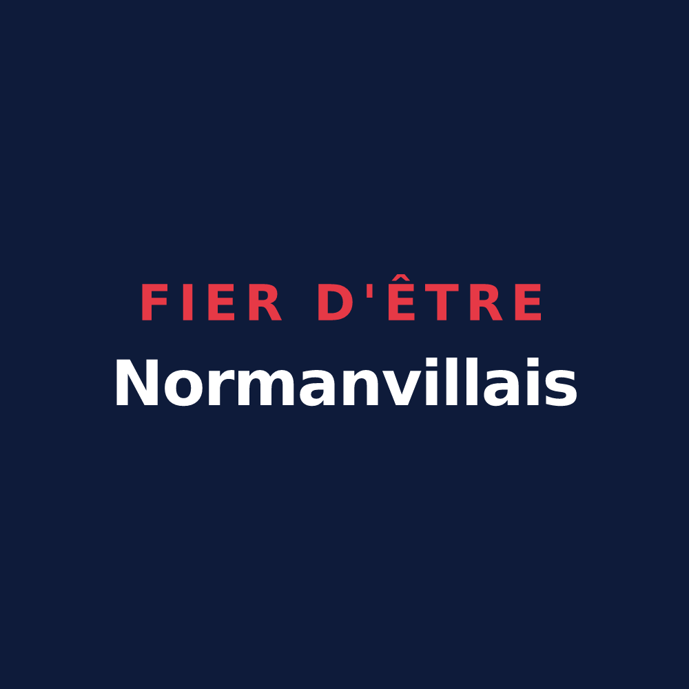 T-shirt « Fier d'être Normanvillais » — design pour Normanville