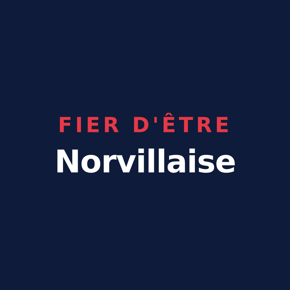 T-shirt « Fier d'être Norvillaise » — design pour Norville