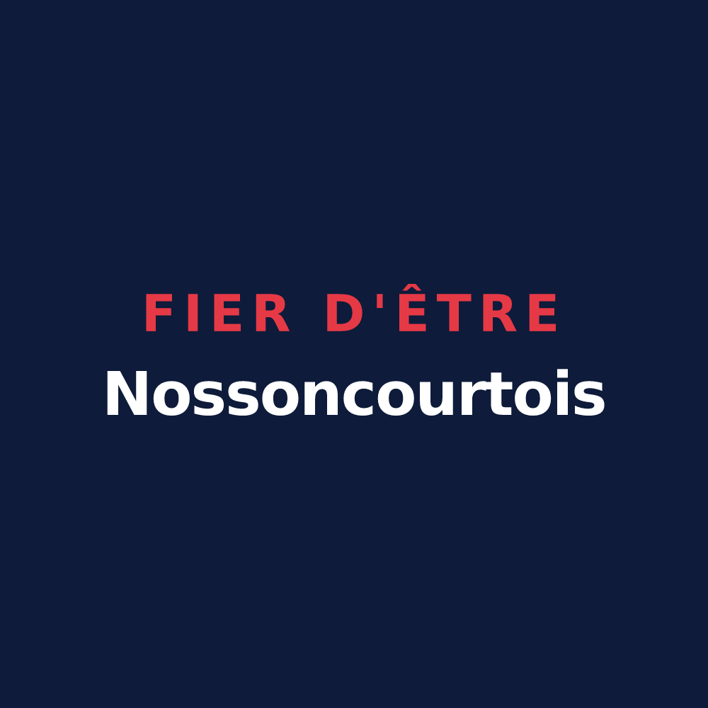 T-shirt « Fier d'être Nossoncourtois » — design pour Nossoncourt
