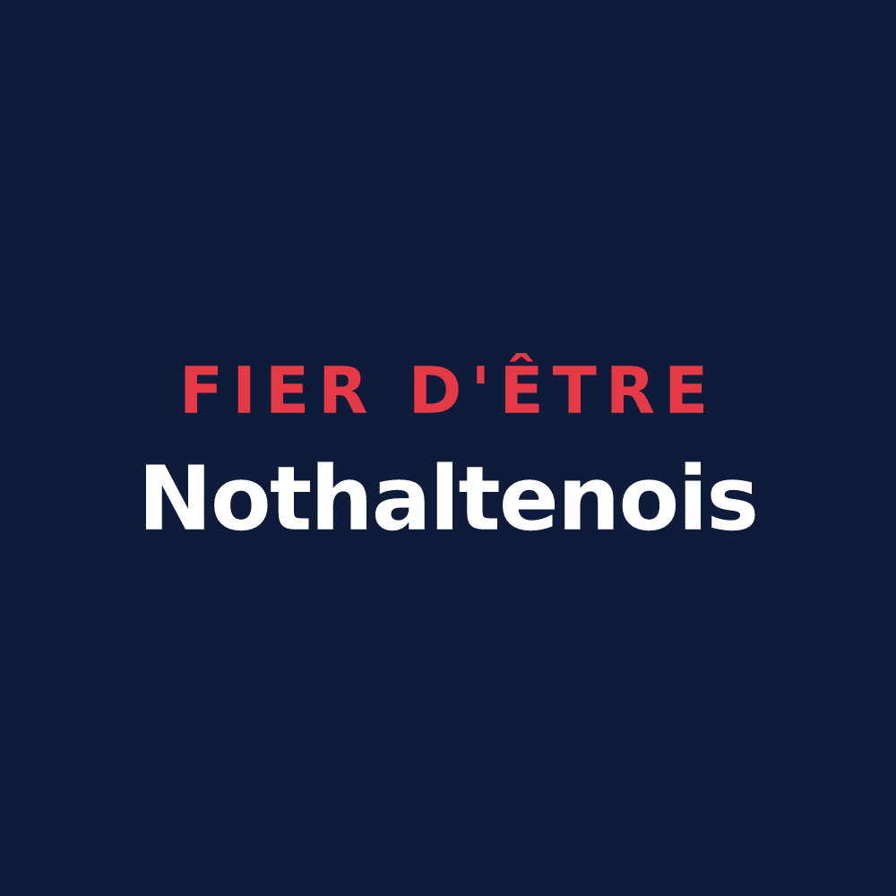 T-shirt « Fier d'être Nothaltenois » — design pour Nothalten