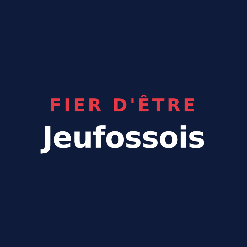 T-shirt « Fier d'être Jeufossois » — design pour Notre-Dame-de-la-Mer