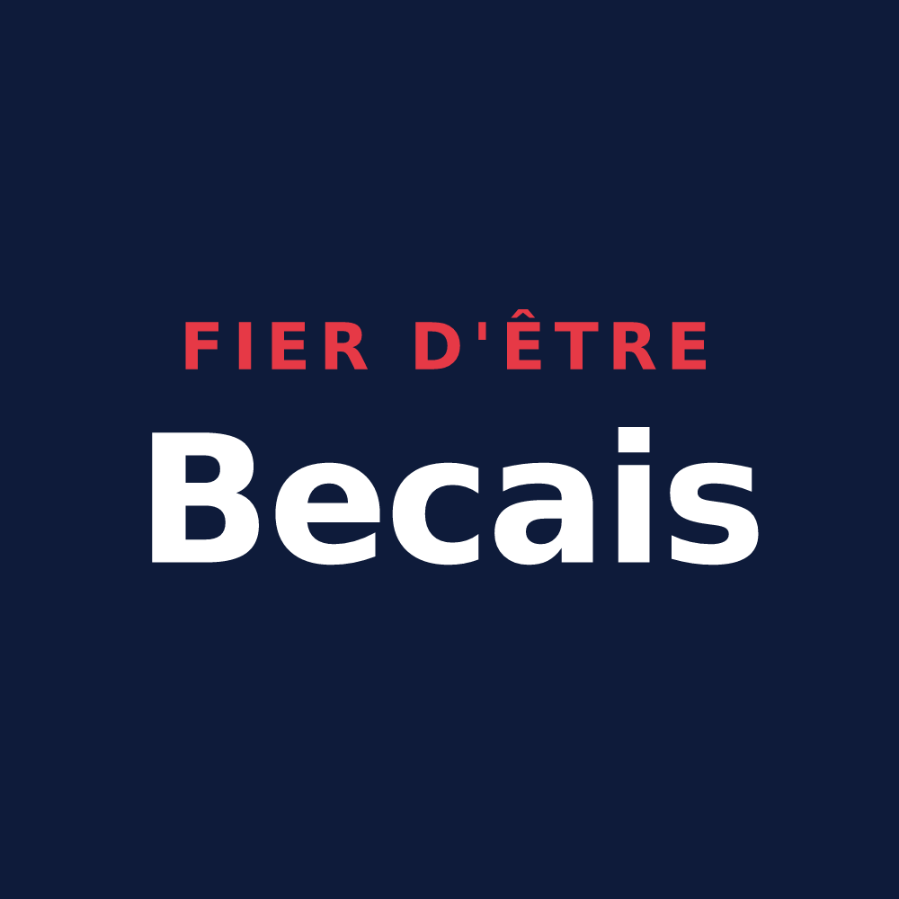 T-shirt « Fier d'être Becais » — design pour Notre-Dame-du-Bec