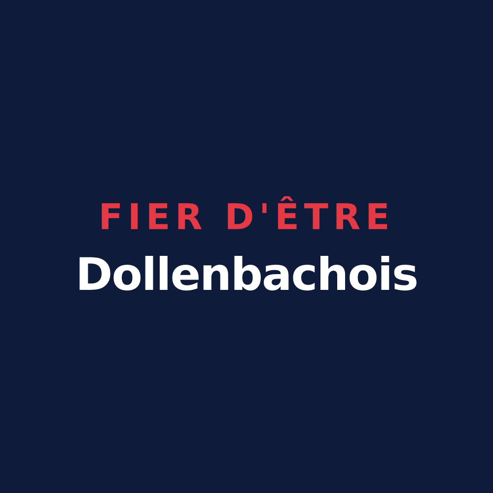 T-shirt « Fier d'être Dollenbachois » — design pour Nousseviller-lès-Bitche