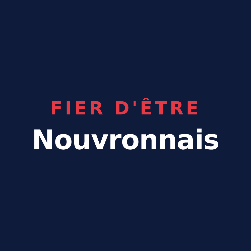T-shirt « Fier d'être Nouvronnais » — design pour Nouvron-Vingré