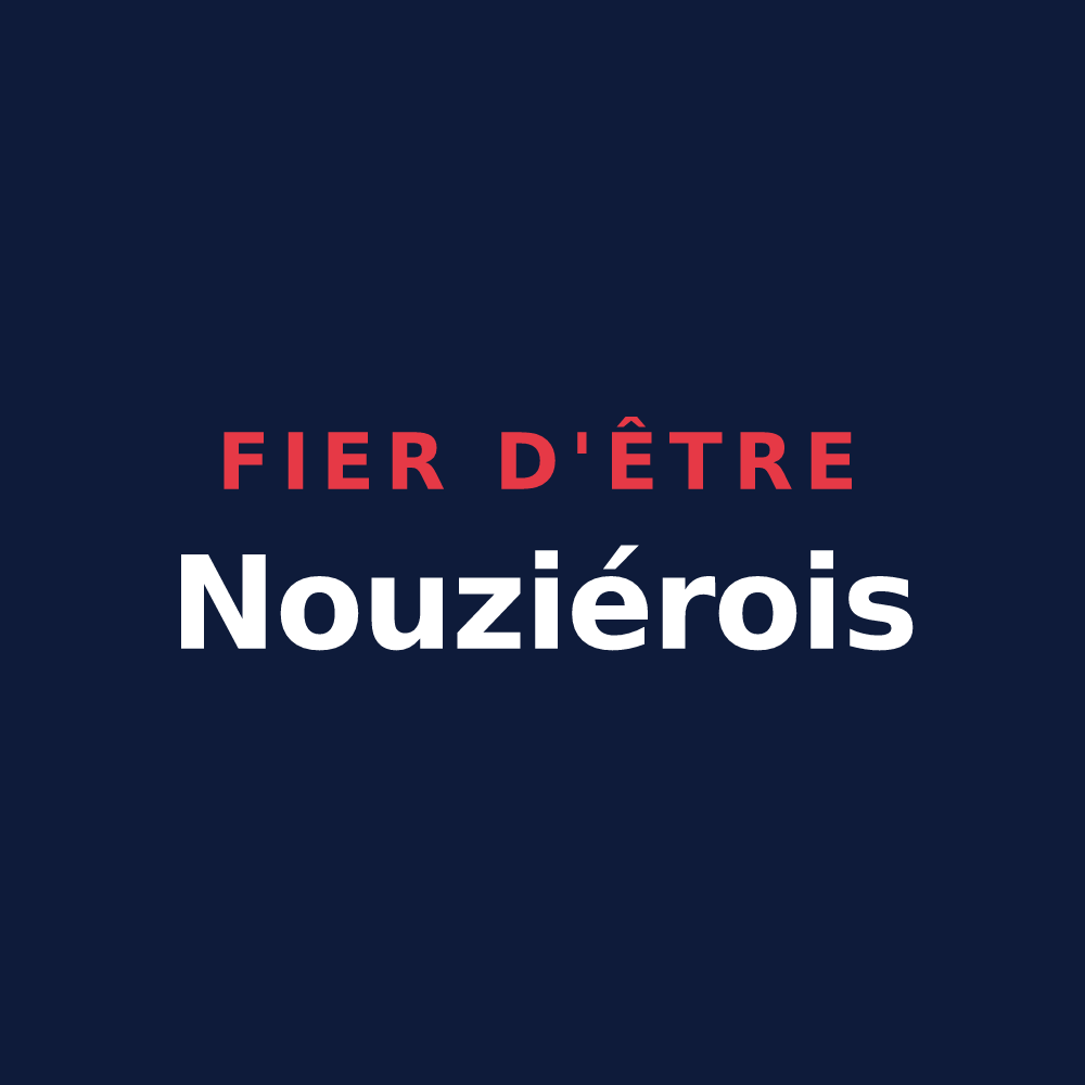 T-shirt « Fier d'être Nouziérois » — design pour Nouziers
