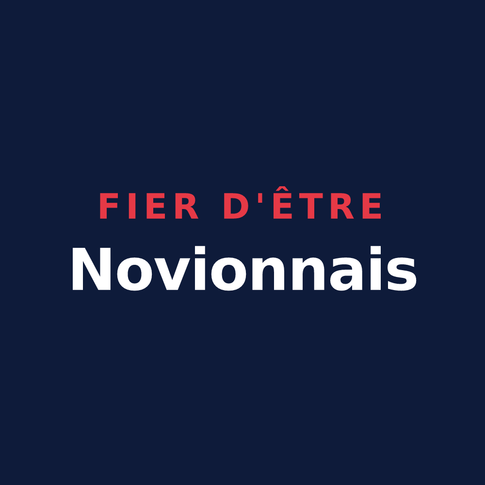 T-shirt « Fier d'être Novionnais » — design pour Novion-Porcien