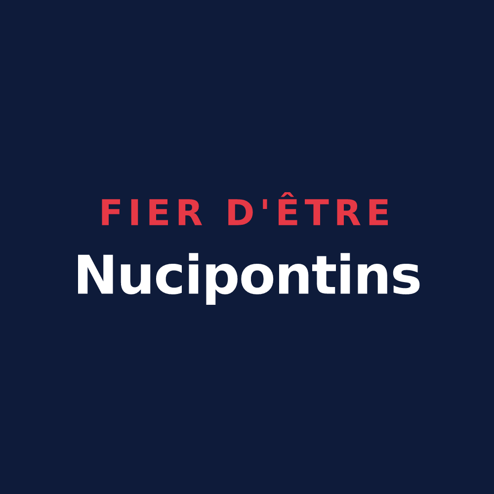 T-shirt « Fier d'être Nucipontins » — design pour Noyers-Pont-Maugis