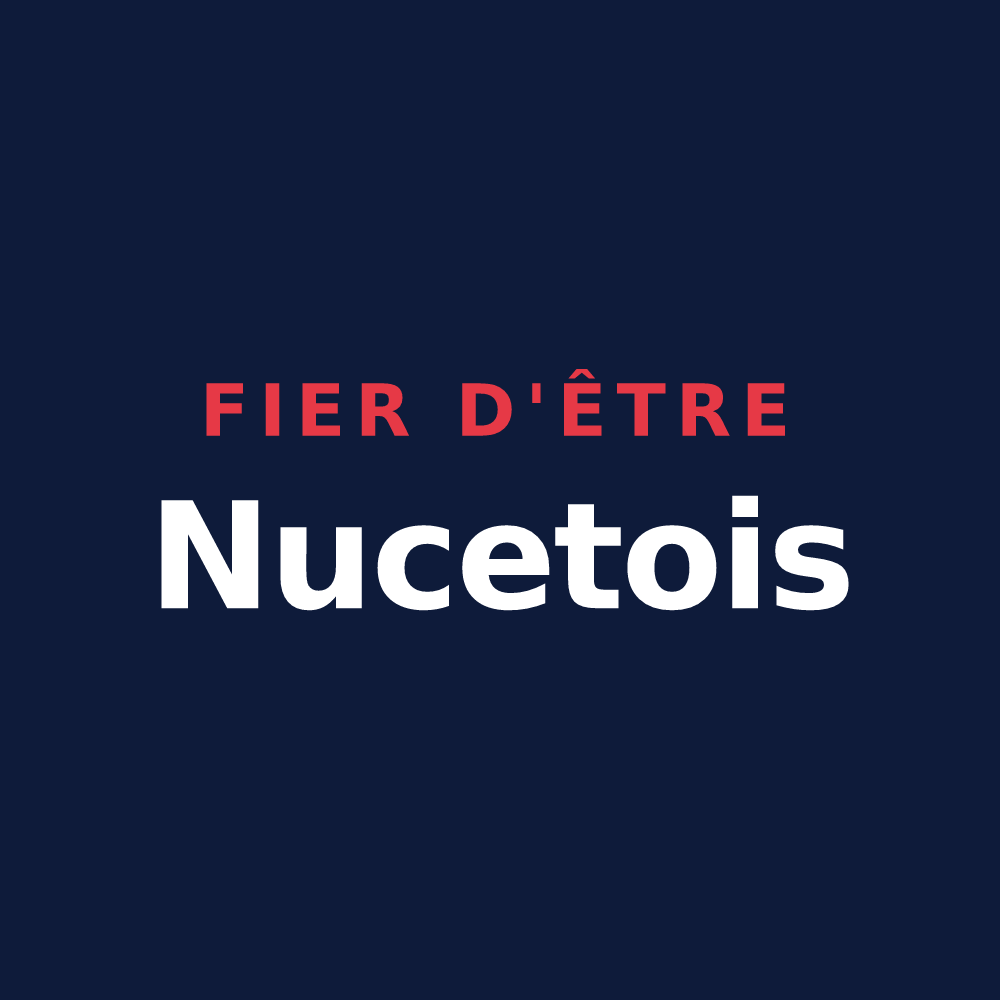 T-shirt « Fier d'être Nucetois » — design pour Noyers-sur-Jabron