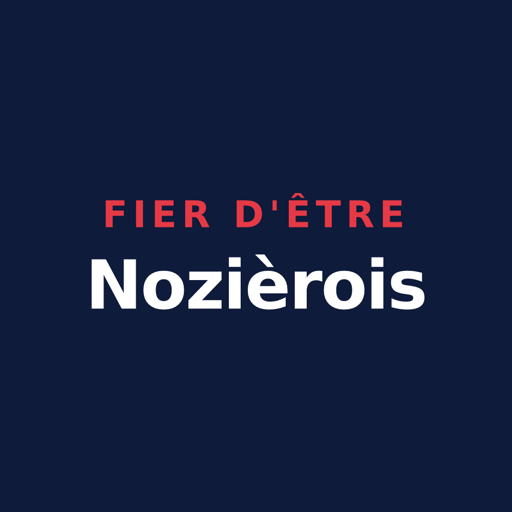 T-shirt « Fier d'être Nozièrois » — design pour Nozières