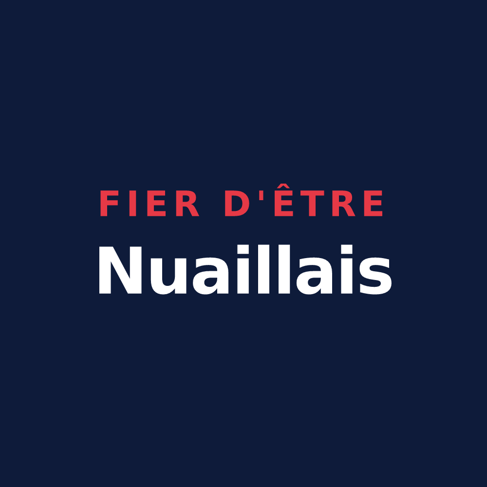 T-shirt « Fier d'être Nuaillais » — design pour Nuaillé-d'Aunis