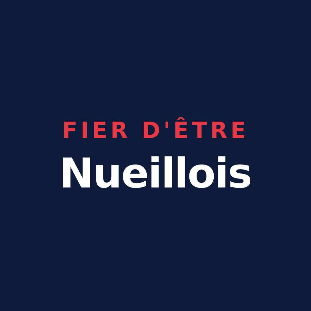T-shirt « Fier d'être Nueillois » — design pour Nueil-sous-Faye