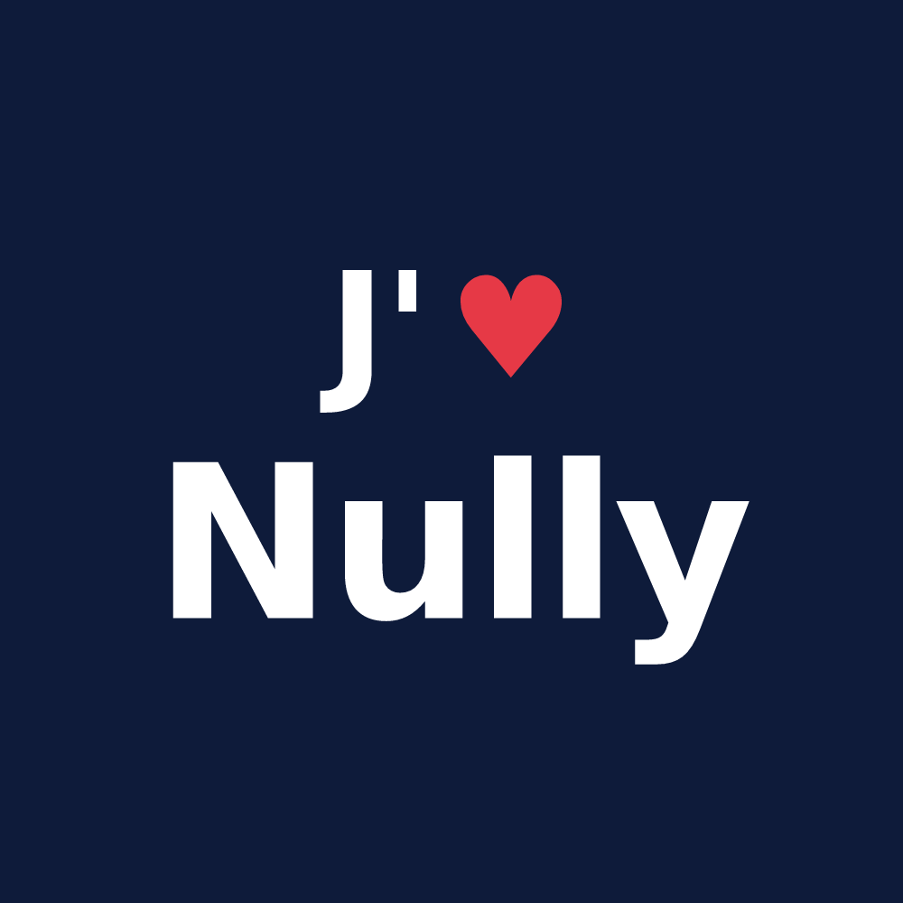 T-shirt personnalisé Nully — design J'aime Nully