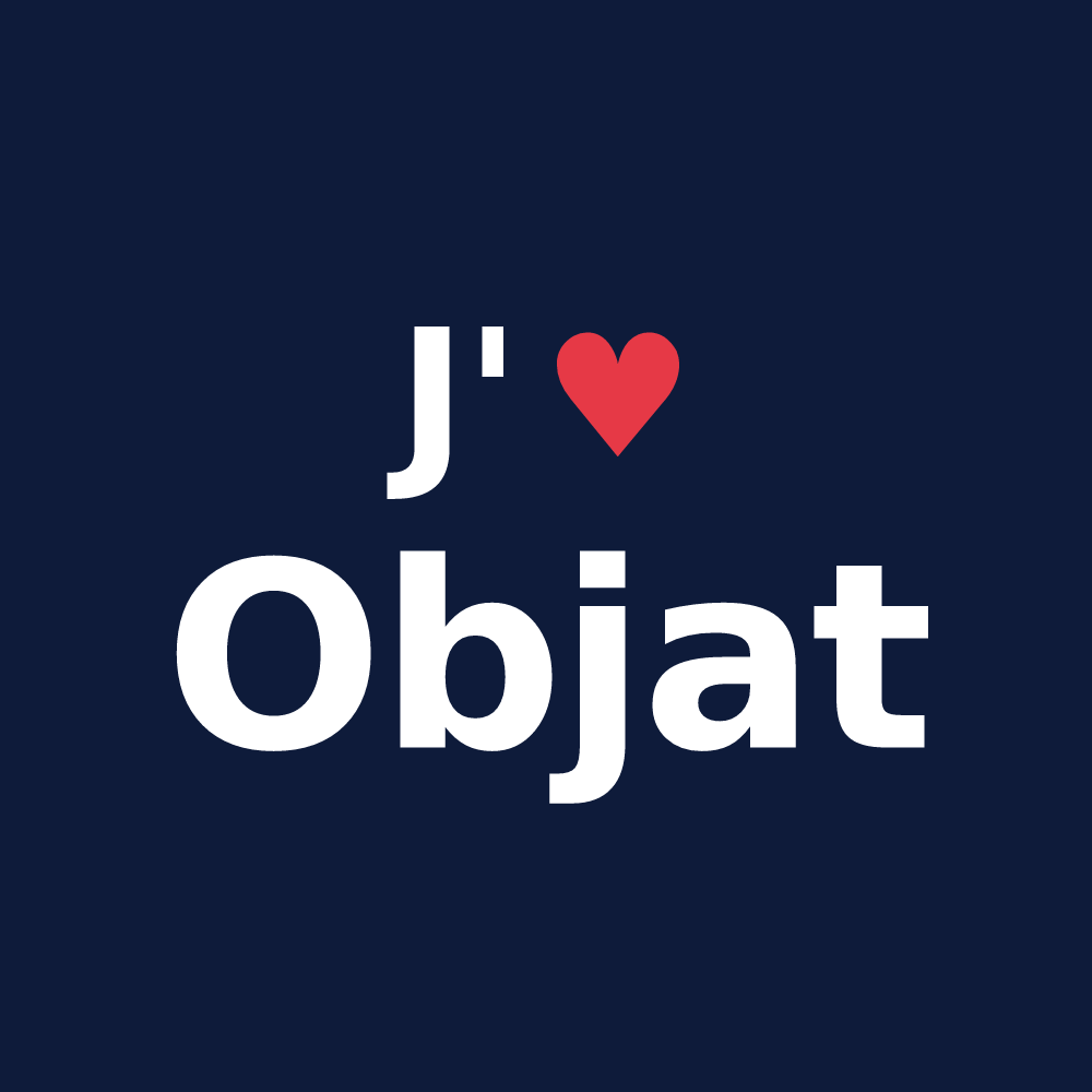 T-shirt personnalisé Objat — design J'aime Objat