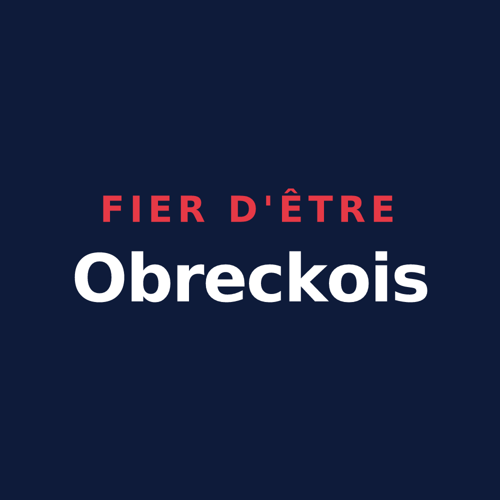 T-shirt « Fier d'être Obreckois » — design pour Obreck