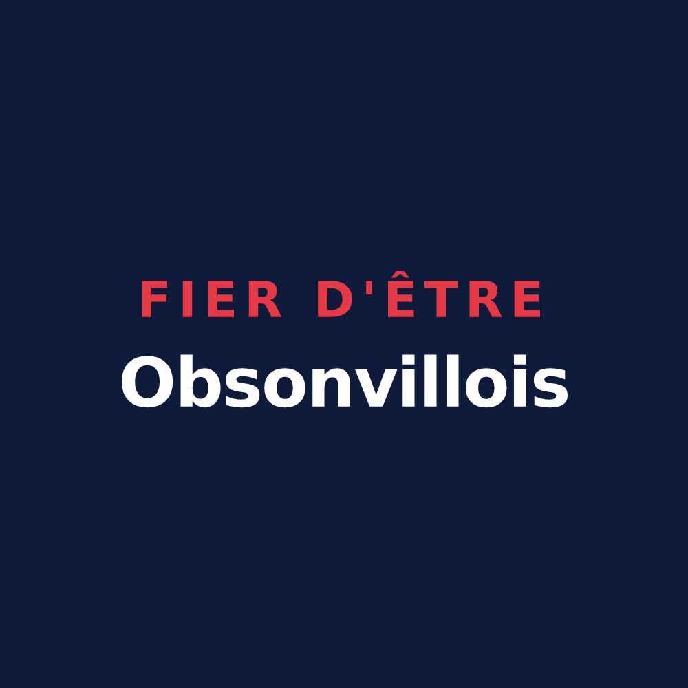 T-shirt « Fier d'être Obsonvillois » — design pour Obsonville
