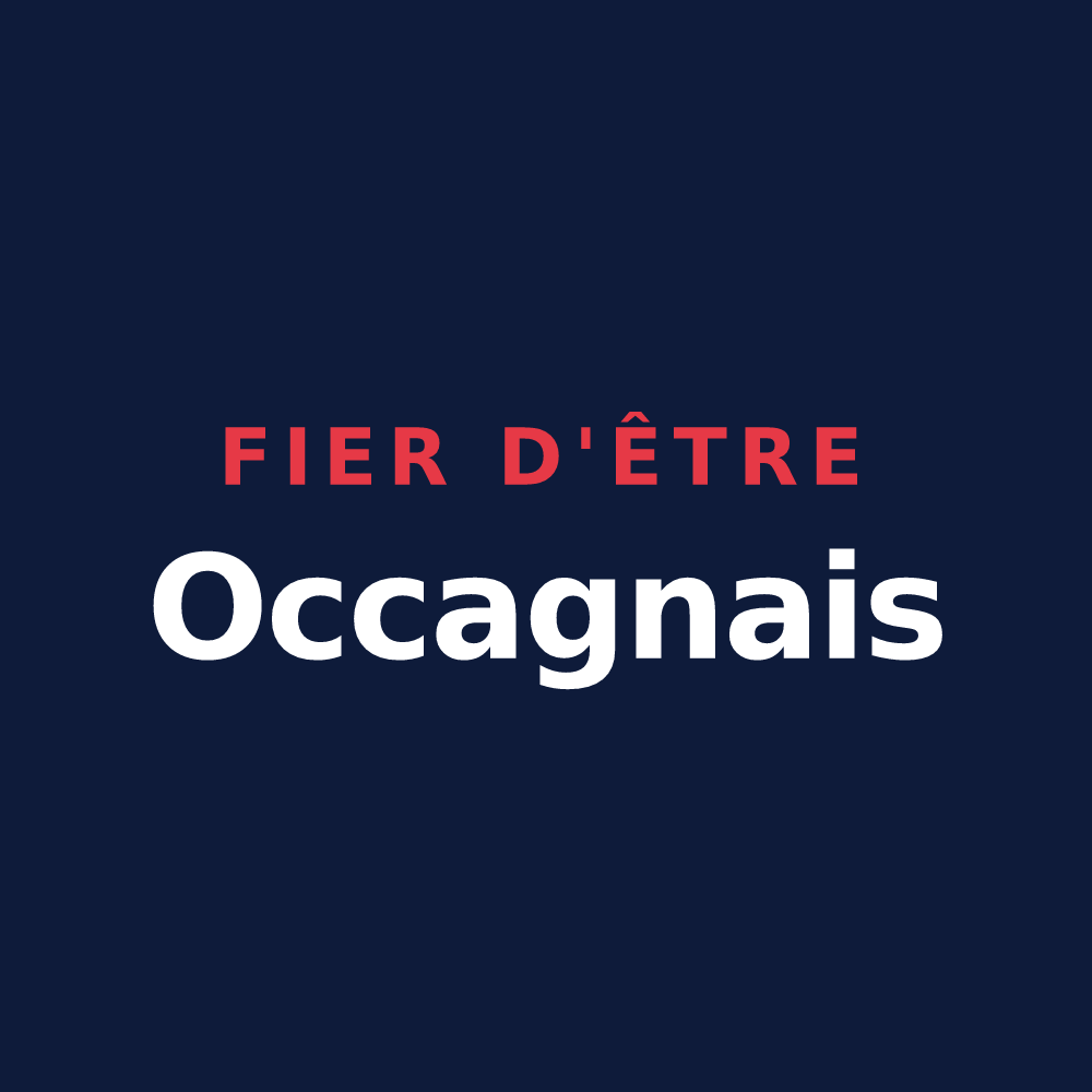 T-shirt « Fier d'être Occagnais » — design pour Occagnes