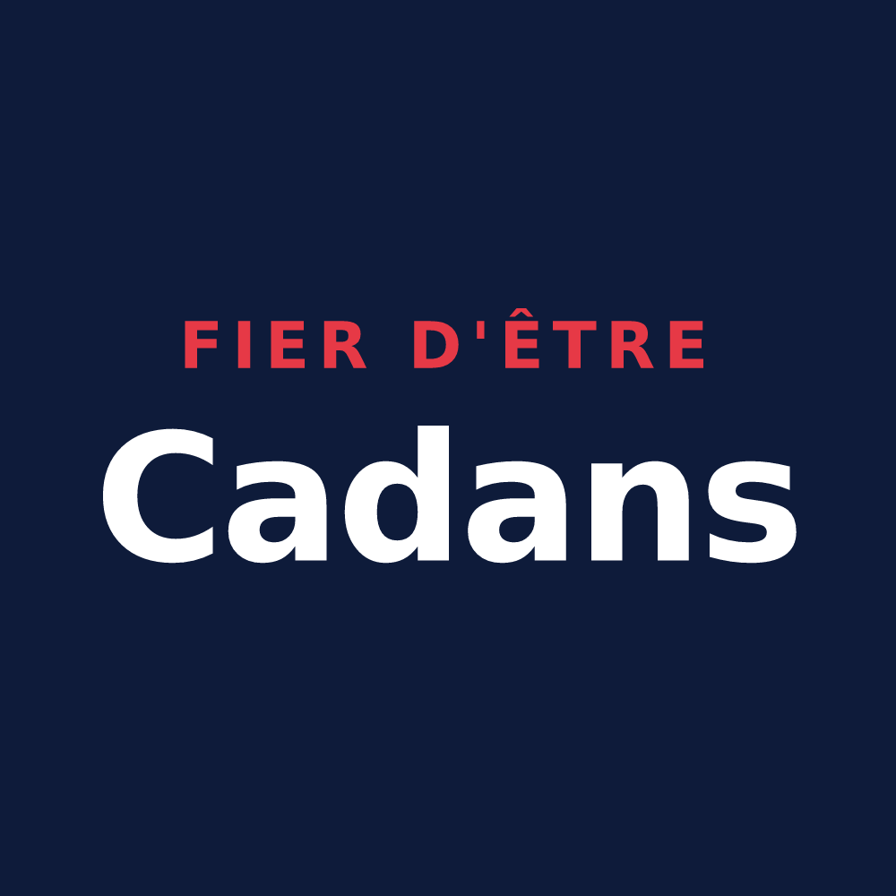 T-shirt « Fier d'être Cadans » — design pour Ochey