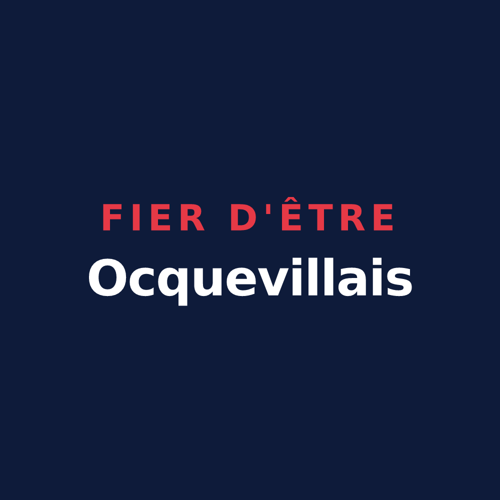 T-shirt « Fier d'être Ocquevillais » — design pour Ocqueville