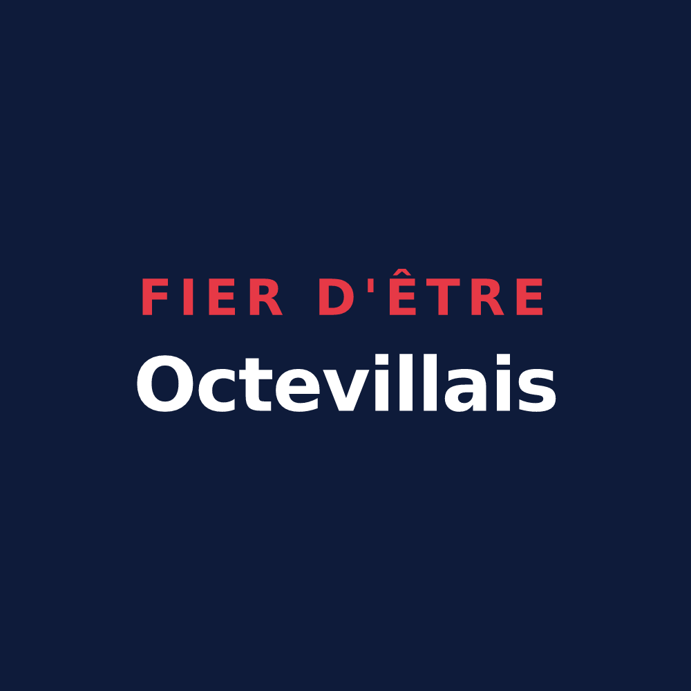 T-shirt « Fier d'être Octevillais » — design pour Octeville-sur-Mer