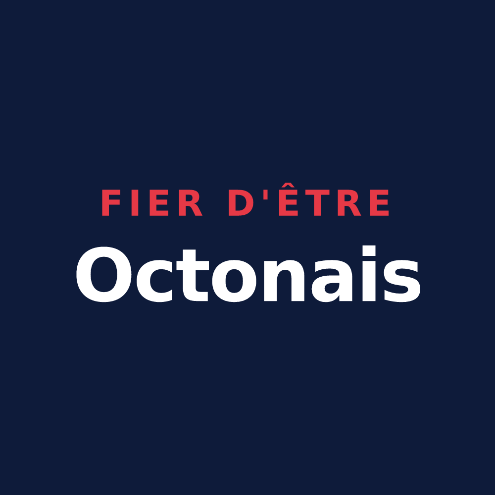 T-shirt « Fier d'être Octonais » — design pour Octon
