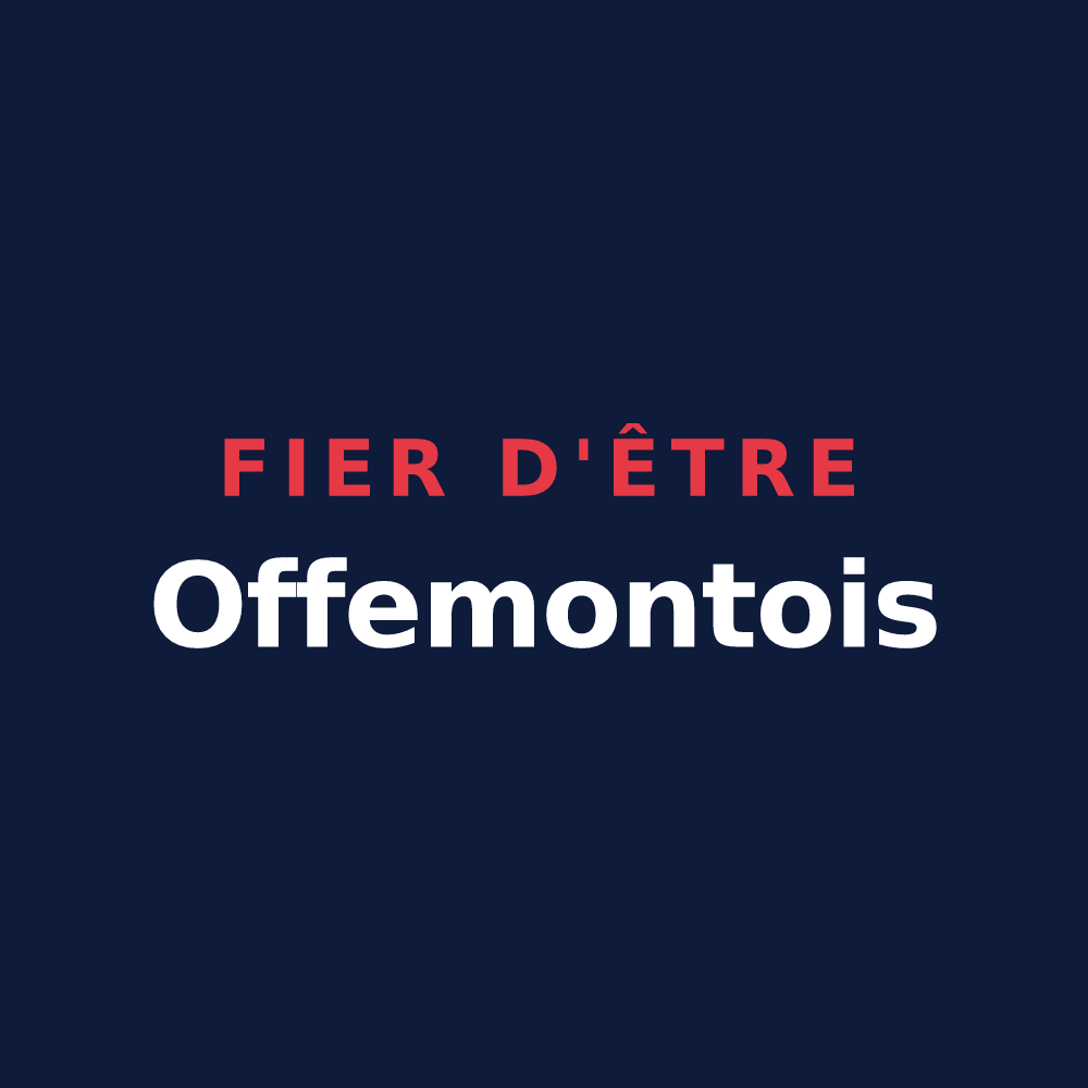 T-shirt « Fier d'être Offemontois » — design pour Offemont