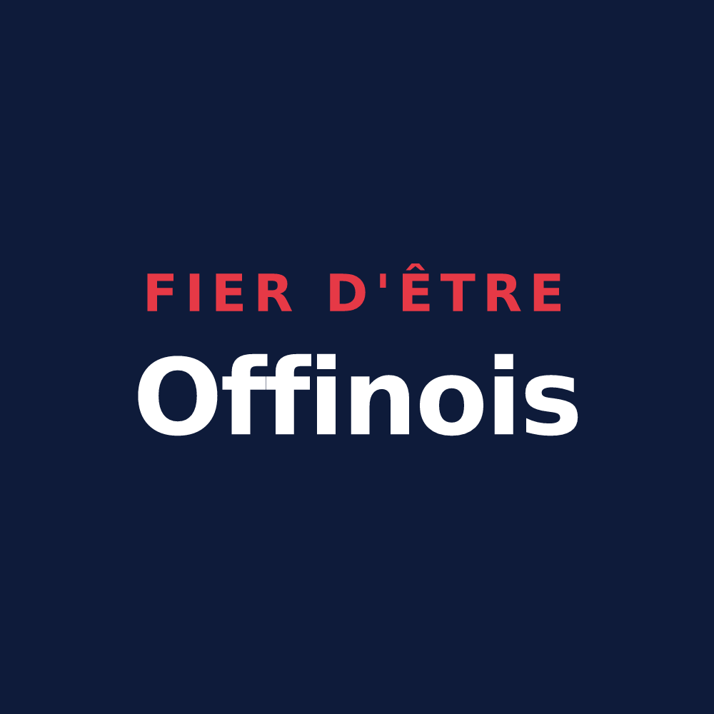 T-shirt « Fier d'être Offinois » — design pour Offin
