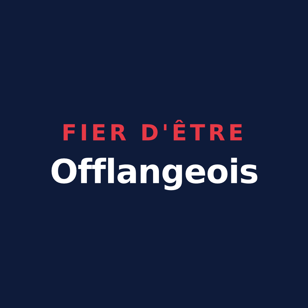 T-shirt « Fier d'être Offlangeois » — design pour Offlanges