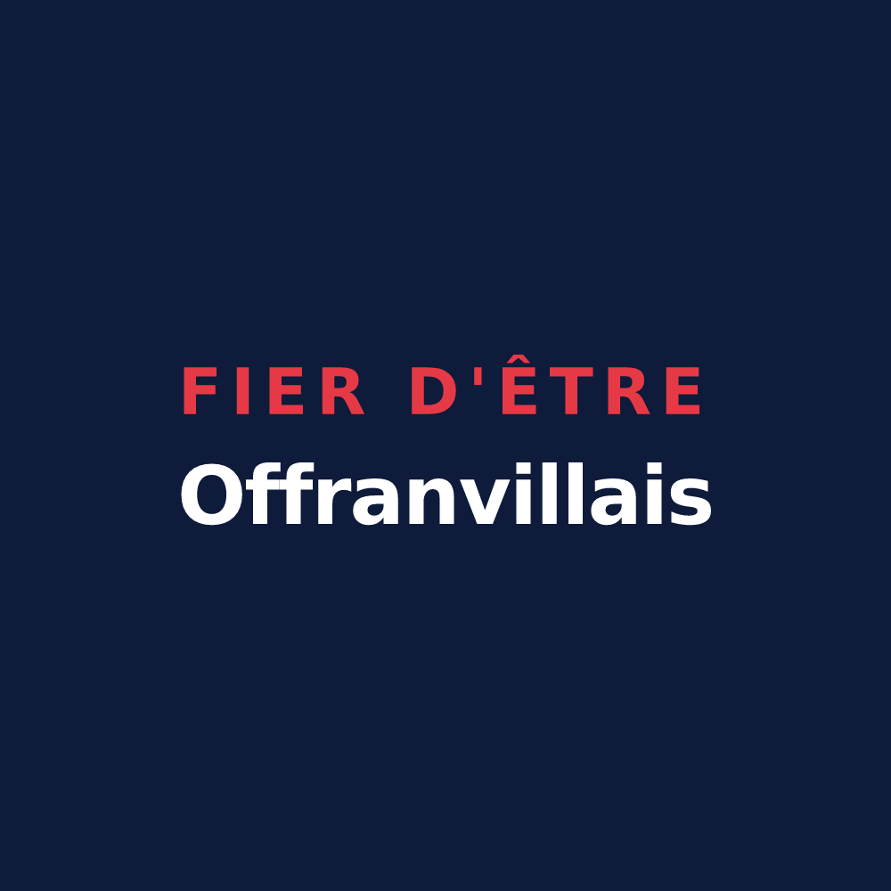 T-shirt « Fier d'être Offranvillais » — design pour Offranville