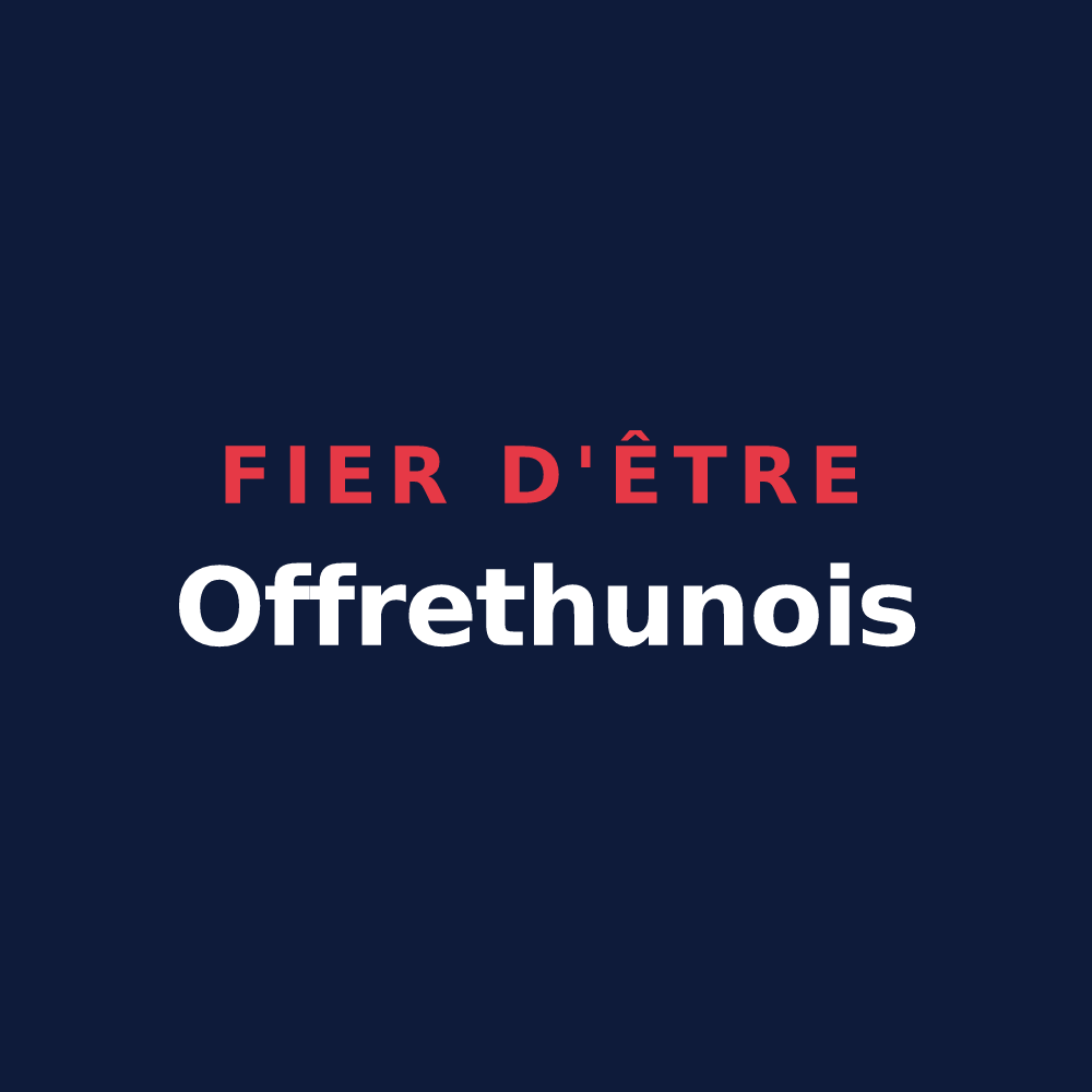 T-shirt « Fier d'être Offrethunois » — design pour Offrethun