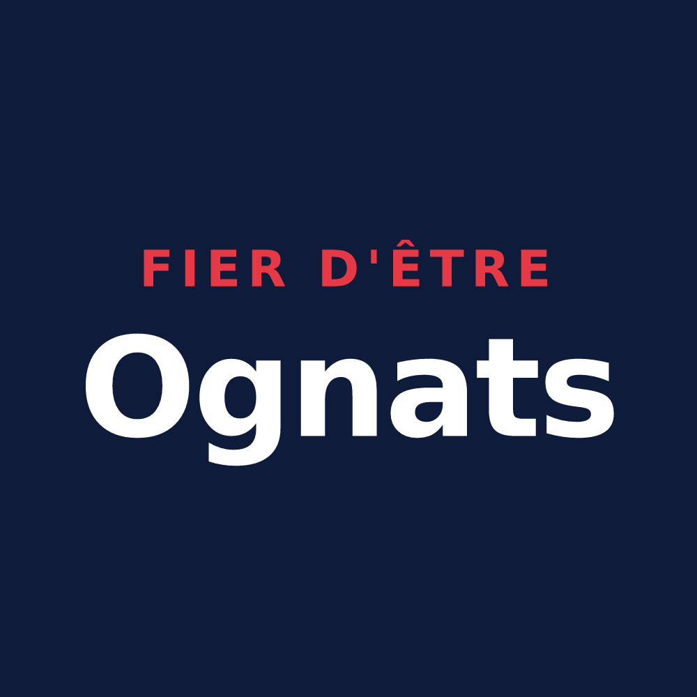 T-shirt « Fier d'être Ognats » — design pour Ognes