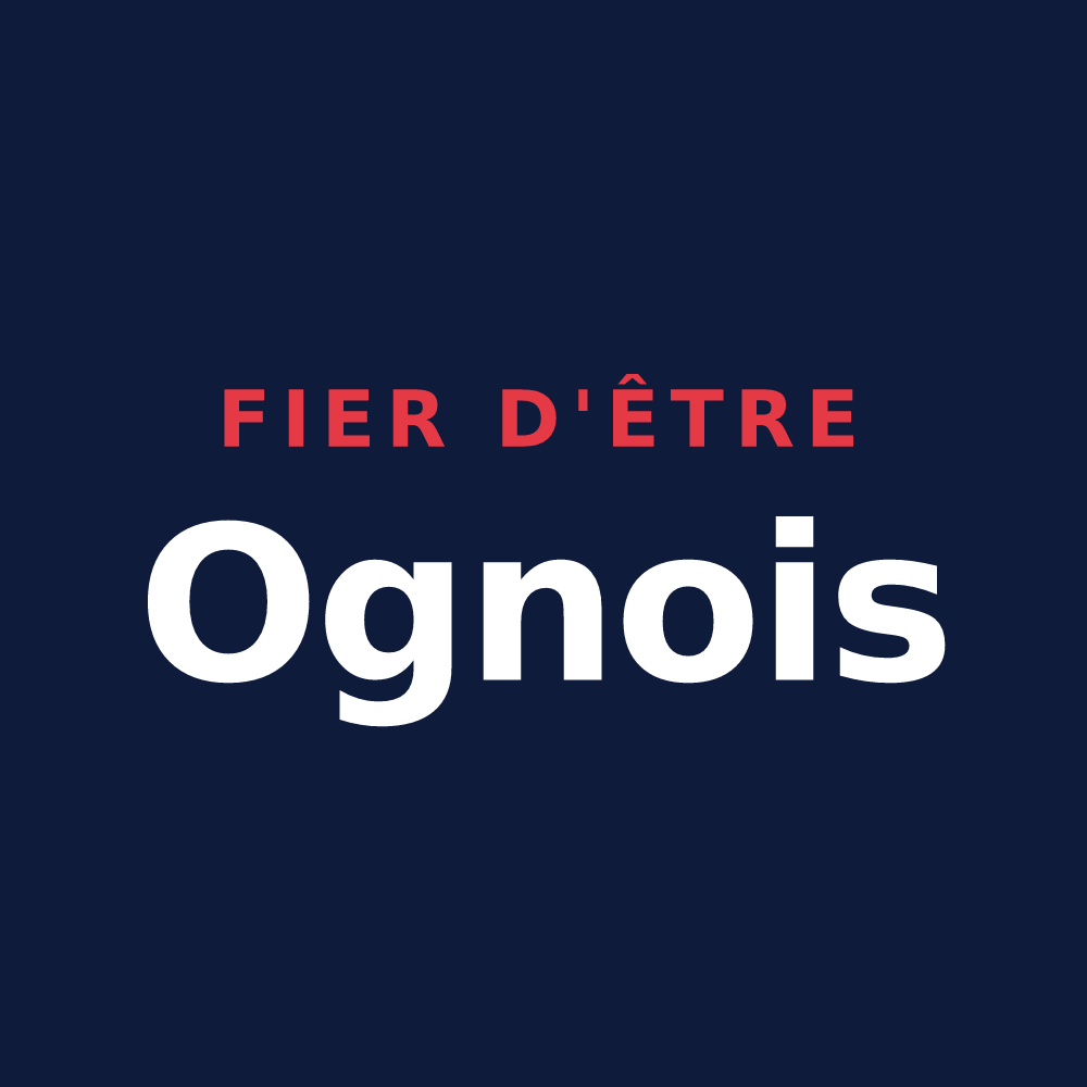 T-shirt « Fier d'être Ognois » — design pour Ognes