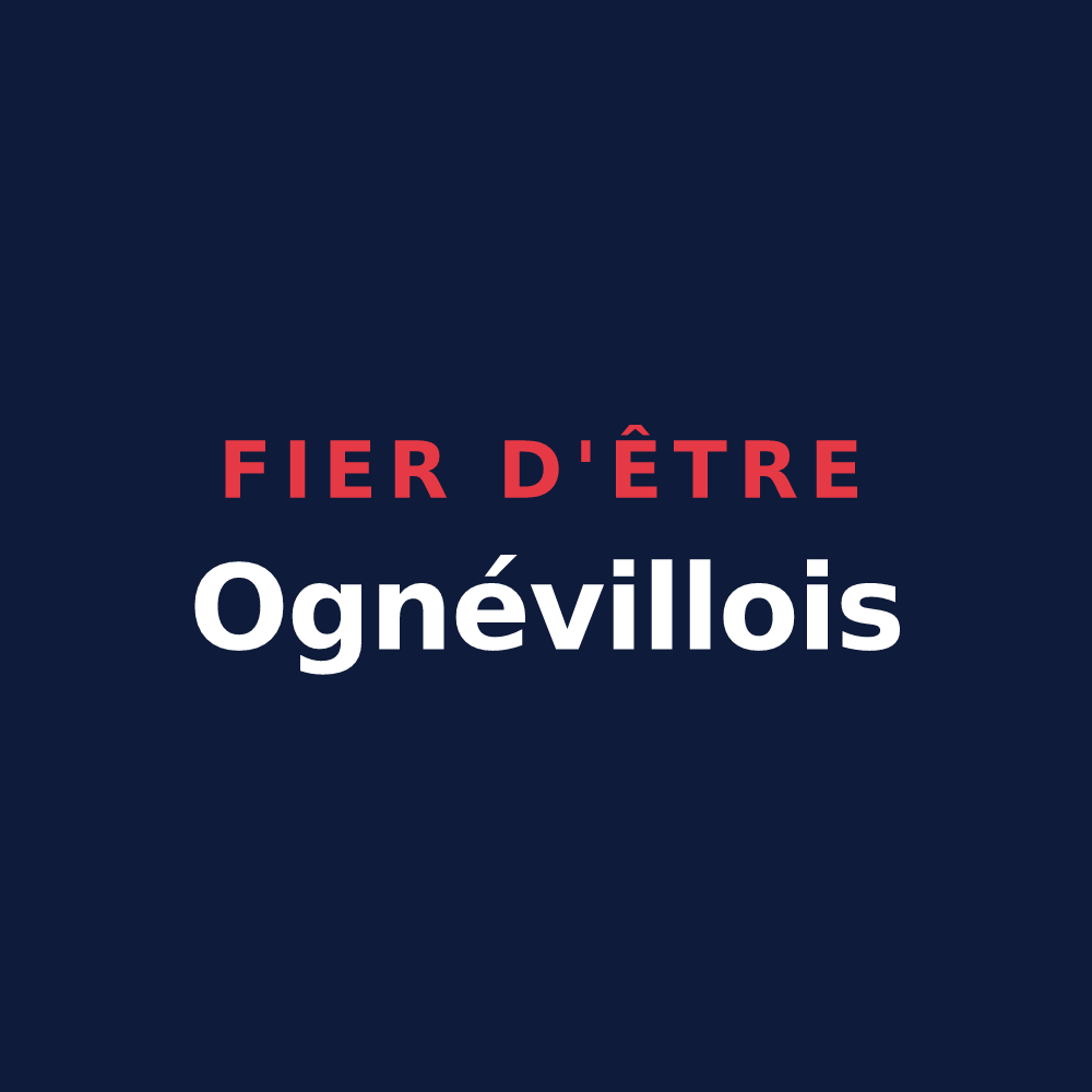 T-shirt « Fier d'être Ognévillois » — design pour Ognéville