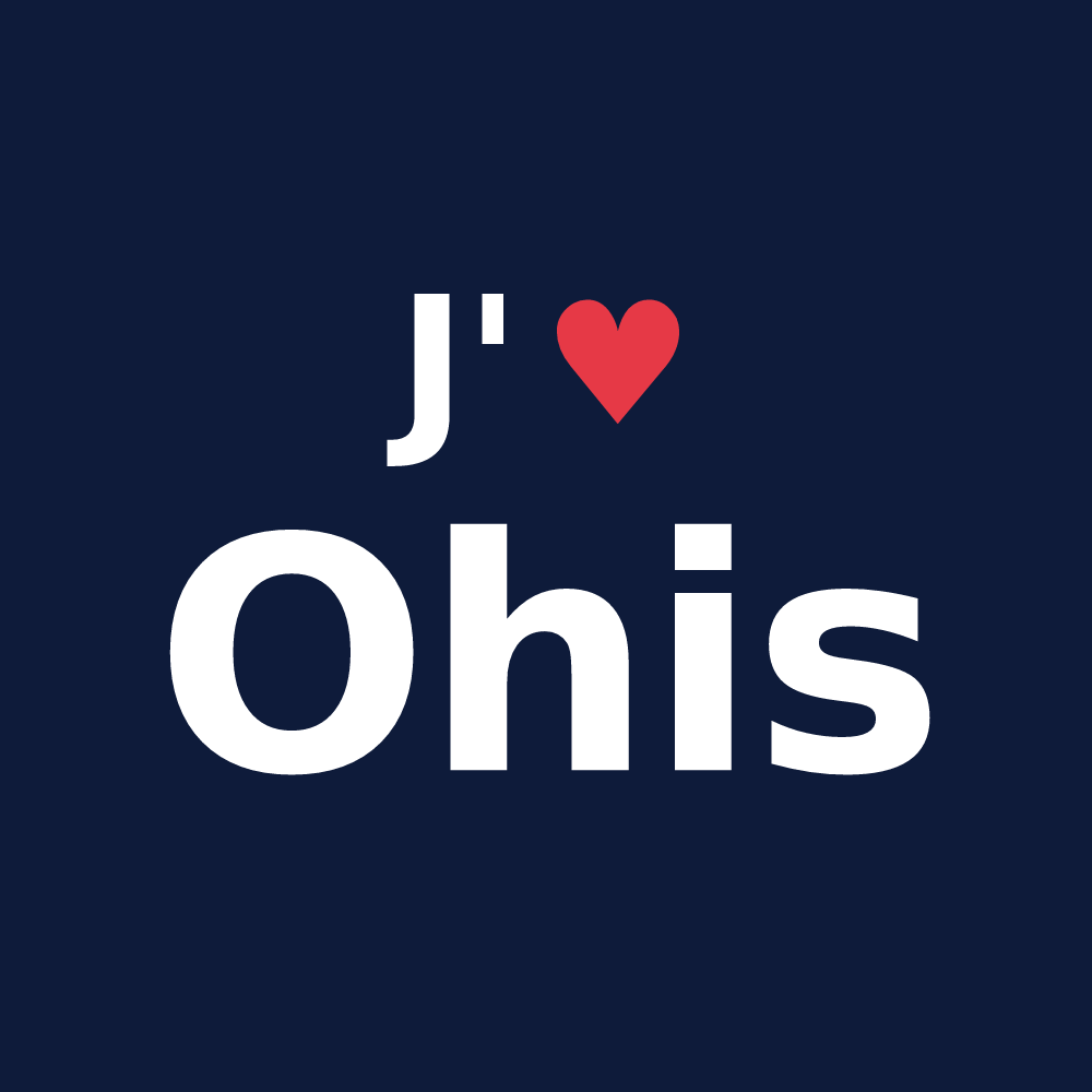 T-shirt personnalisé Ohis — design J'aime Ohis