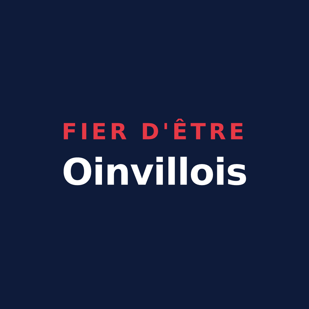 T-shirt « Fier d'être Oinvillois » — design pour Oinville-sur-Montcient