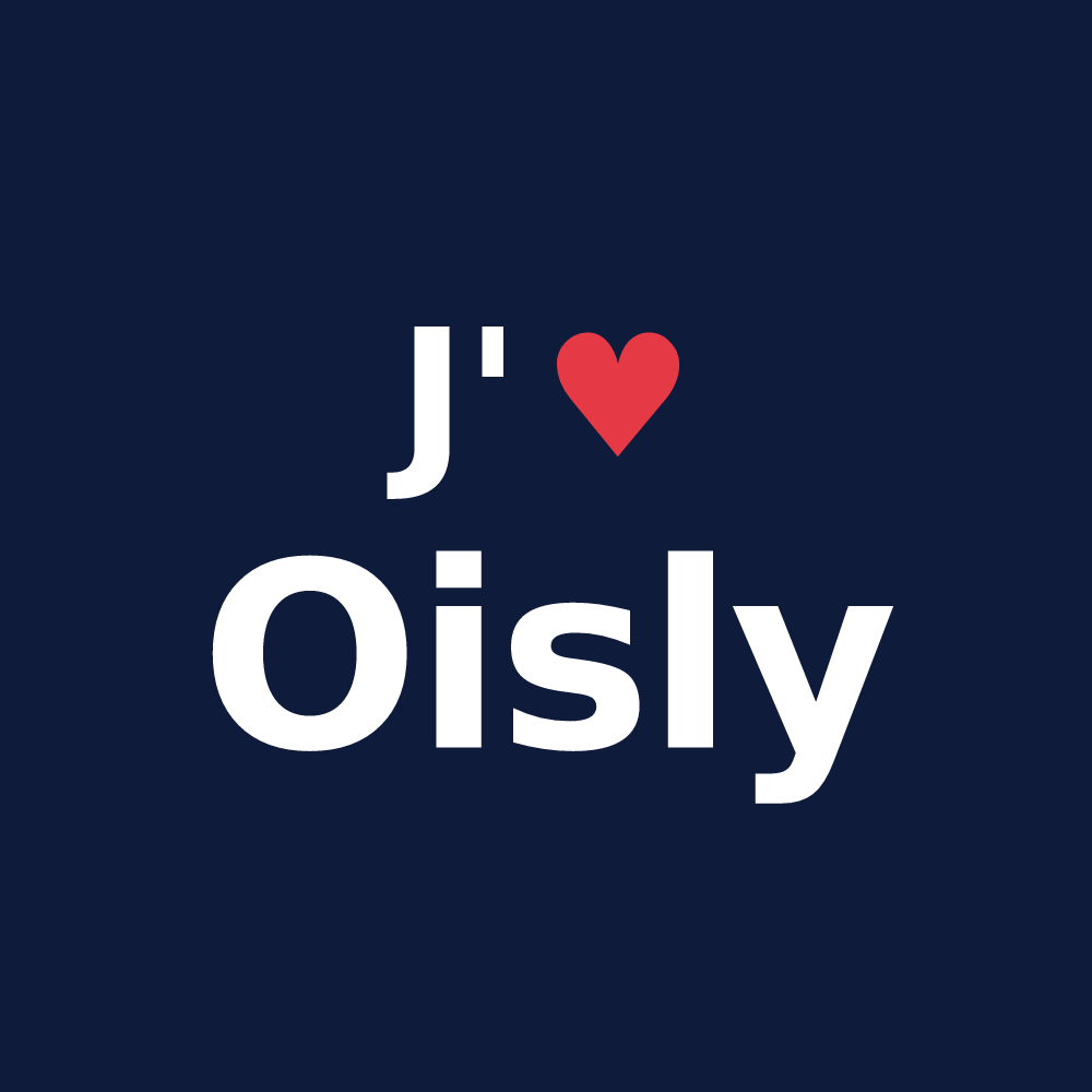 T-shirt personnalisé Oisly — design J'aime Oisly