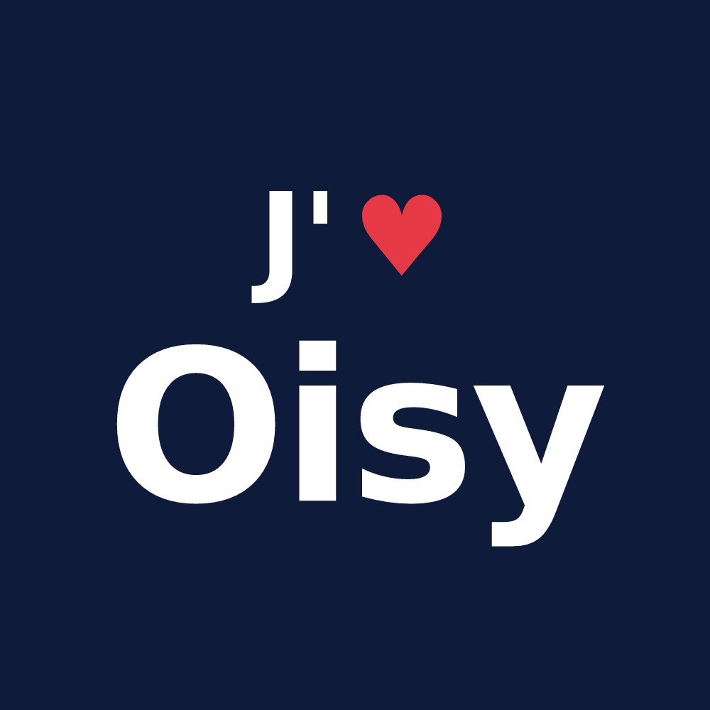 T-shirt personnalisé Oisy — design J'aime Oisy