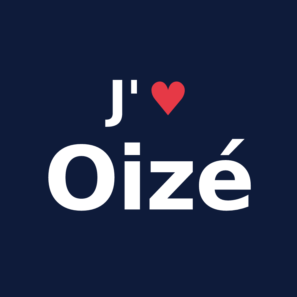 T-shirt personnalisé Oizé — design J'aime Oizé