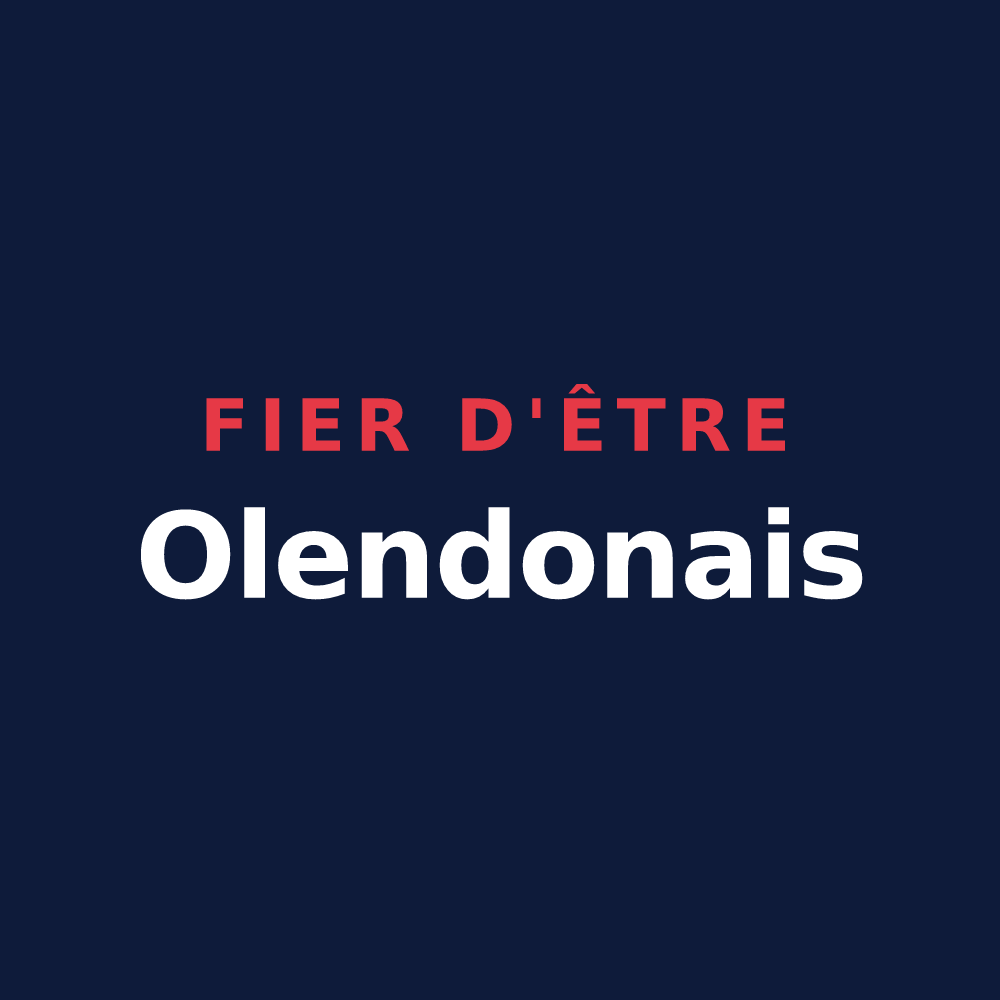 T-shirt « Fier d'être Olendonais » — design pour Olendon