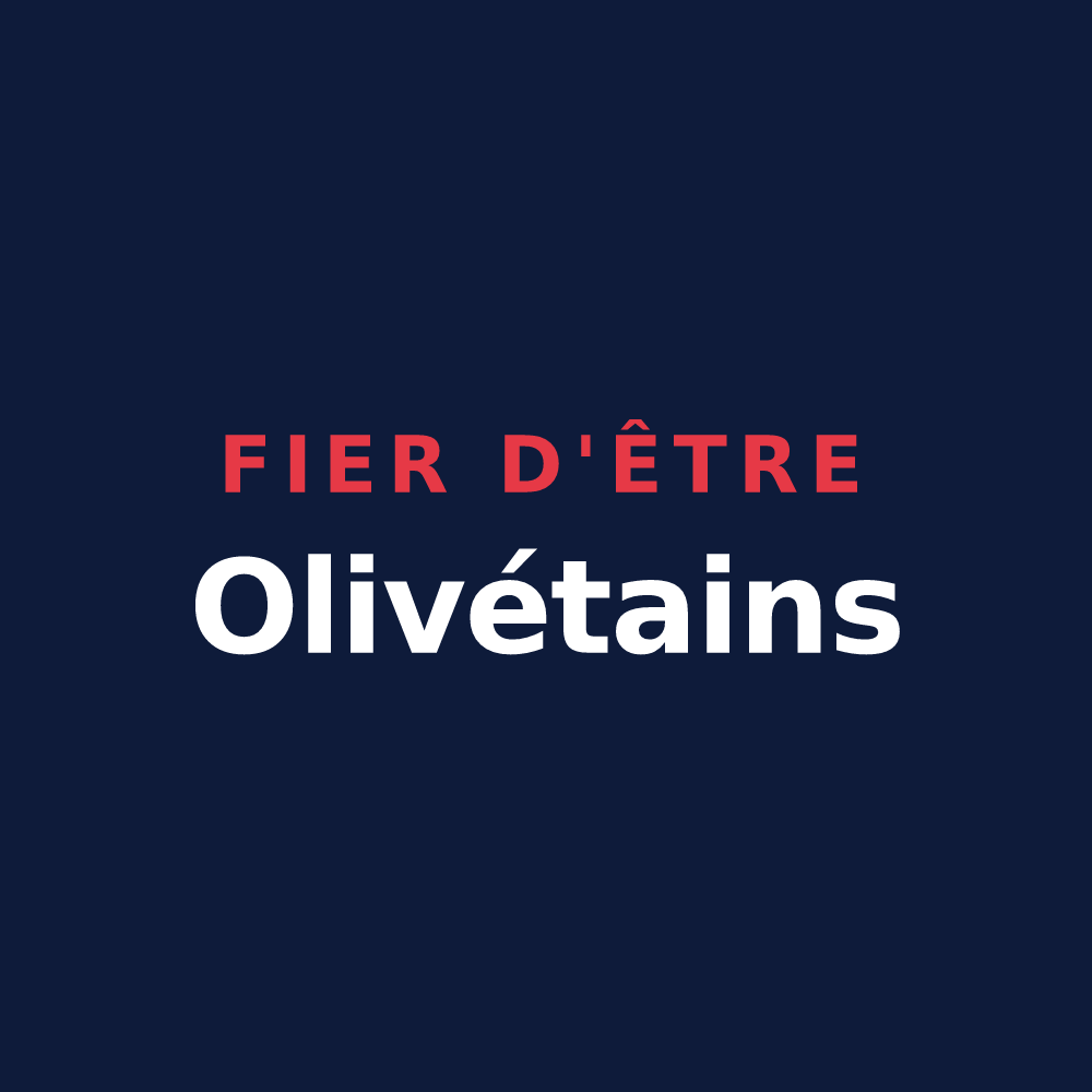 T-shirt « Fier d'être Olivétains » — design pour Olivet