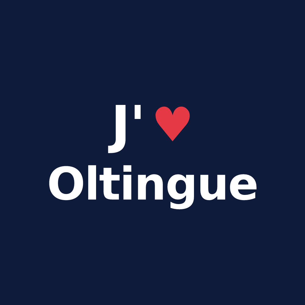T-shirt personnalisé Oltingue — design J'aime Oltingue